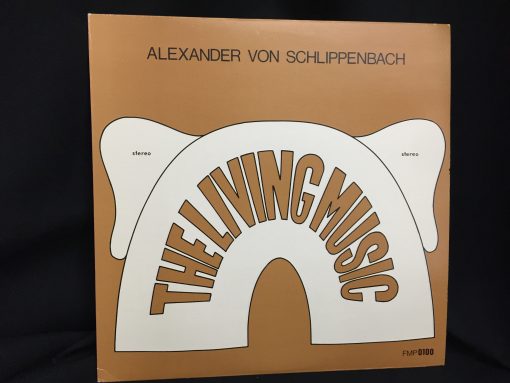 Alexander von Schlippenbach - The Living Music LP NM 1989 FMP SAJ Pilz Schoof Brotzmann Bennink Piano