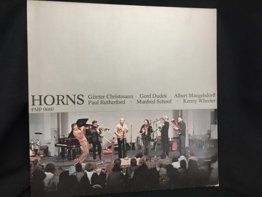 Horns - LP NM FMP SAJ 1979 Jazz Christmann Dudek Mangelsdorff Rutherford Schoof Wheeler