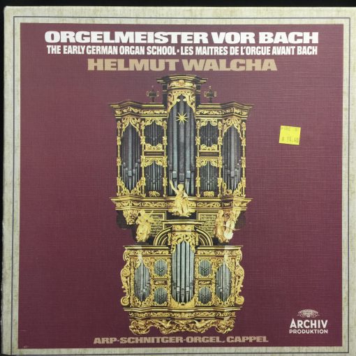 Helmut Walcha - Orgelmeister Vor Bach 4 LP NM Archiv Box Set The Early German Organ School