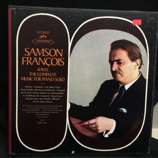 Ravel - Samson François - 3 LP NM/EX Box Set - Complete Music For Piano Solo