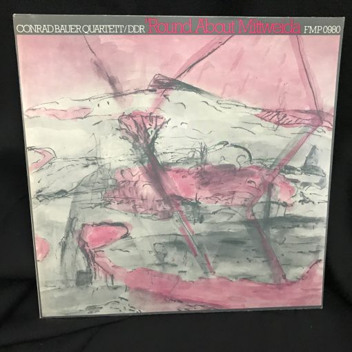 Conrad Bauer Quartett - 'Round About Mittweida Jazz LP NM/M FMP SAJ 1982 Sachse Kropinski Trombone Guitar Quartet
