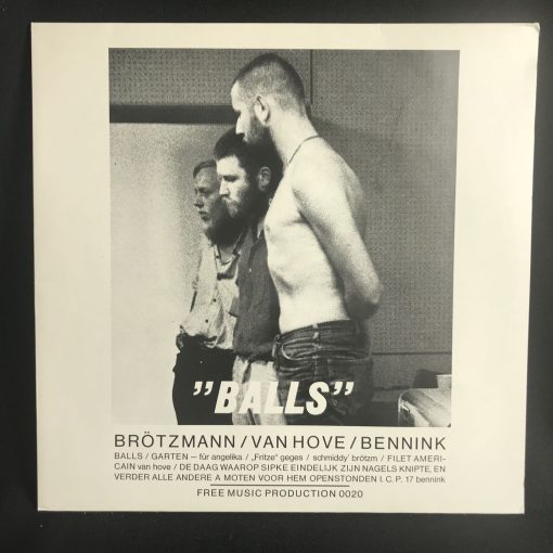 Peter Brötzmann / Fred Van Hove / Han Bennink - Balls Jazz EX/VG LP FMP SAJ 1970 Ultrasonic Cleaned!