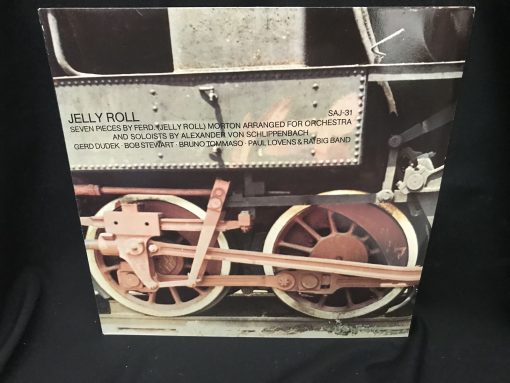 RAI Big Band - Jelly Roll Morton LP MINT 1981 SAJ FMP Schlippenbach Lovens Dudek Stewart Tommaso