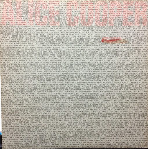 Alice Cooper - Zipper Catches Skin LP NM 1982 Warner Glam Rock