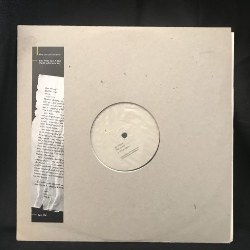Durutti Column - Say What You Mean 12" 45 LP MINT Factory 1985 Avant Rock