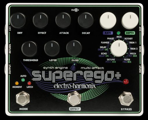 NEW Electro-Harmonix EHX Superego Plus SUPER EGO + Synth Engine Multi Effect Freeze + 11 EFX Killer!