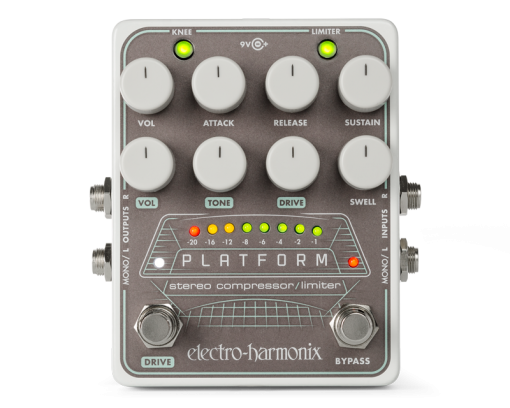 NEW Electro-Harmonix EHX Platform Stereo Compressor Limiter Compression Effects Pedal