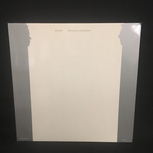 Paul Lovens & Paul Lytton - The Fetch LP NM 1984 RARE Po Torch