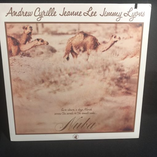 Andrew Cyrille / Jeanne Lee / Jimmy Lyons - Nuba LP MINT 1979 Jazz Black Saint