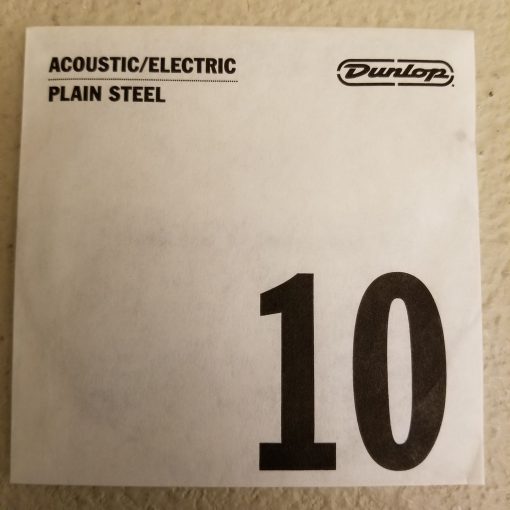 NEW Dunlop DPS10 Plain Steel Medium Electric Guitar E String .010 = Single or Quantity