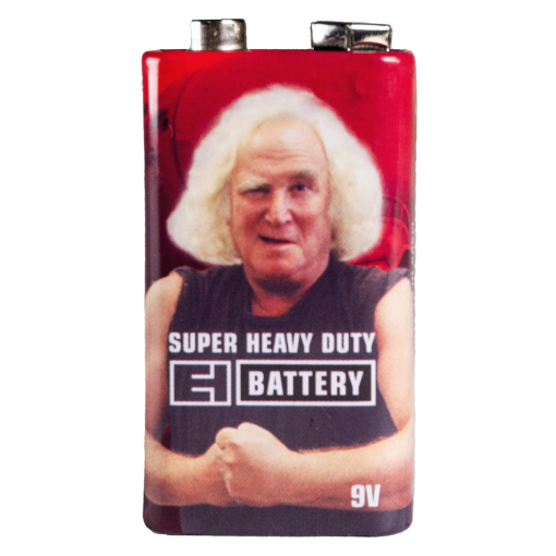 Electro-Harmonix EHX 9 Volt Vintage Style Carbon Zinc Battery = Great for fuzzes, and all effects pedals..