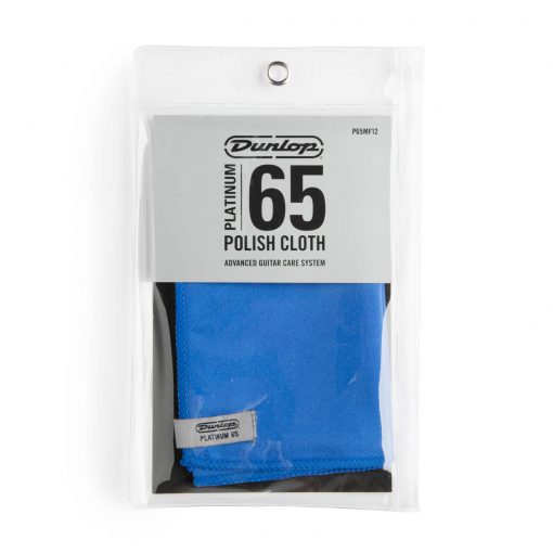 NEW Dunlop PLATINUM 65 12 MICROFIBER CLOTH P65MF12 for Instruments, Guitar Bass