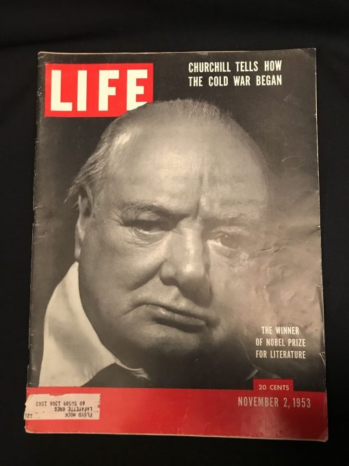 Vintage LIFE Magazine Winston Churchill 1953