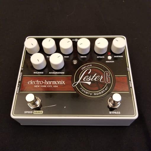 VIDEO DEMO UNIT Electro Harmonix EHX Lester G LESLIE Deluxe Rotary Speaker Pedal & Power Supply
