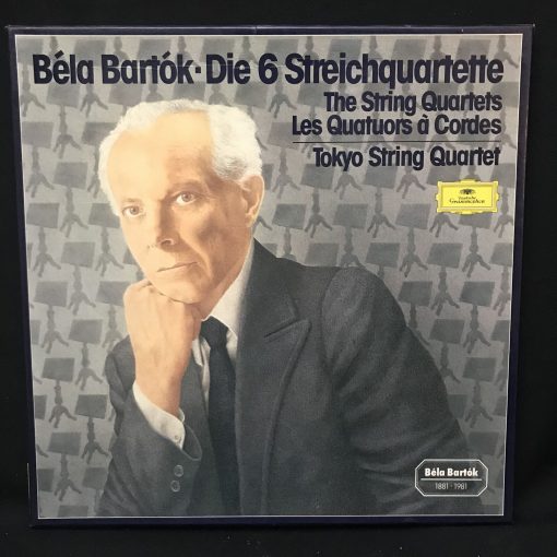Béla Bartók - Die 6 Streichquartette 3 LP NM 1981 Box Set DG Tokyo String Quartet Classical Deutsche Grammophon