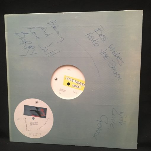 Quando Quango - Love Tempo 12" LP MINT RARE SIGNED AUTOGRAPHED FACTORY!
