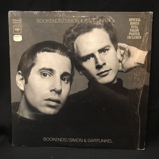 Simon & Garfunkel - Bookends LP IN SHRINK w/ Poster 1968 2 eye original Press Santa Maria