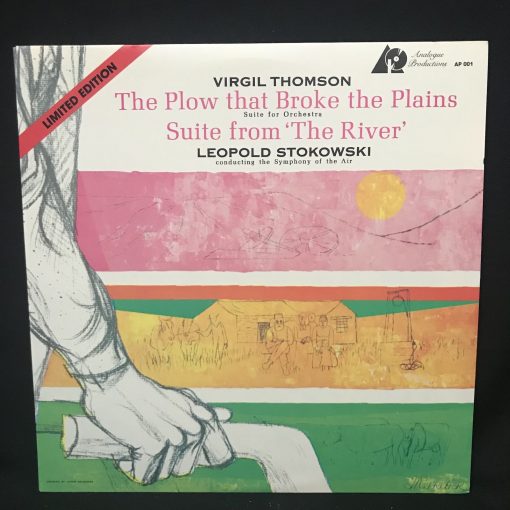 Virgil Thomson, Leopold Stokowski - LP MINT AP 001 The Plow That Broke The Plains · Classical