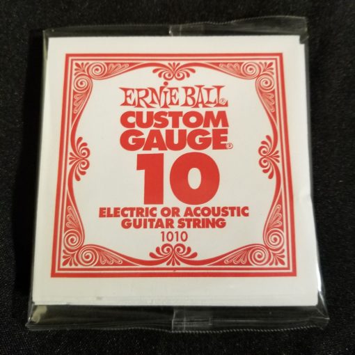 Ernie Ball .10 Single Electric or Acoutic Guitar String 1010