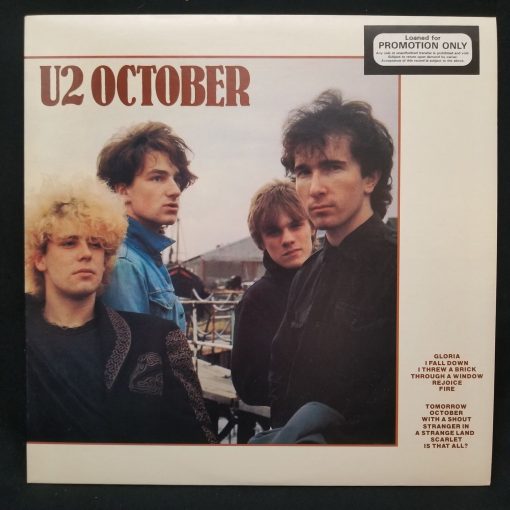 U2 – October LP Beautiful NM 1981 PROMO. 1st US Pressing.