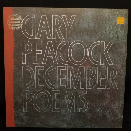 Gary Peacock December Poems LP MINT Silver Stamp PROMO 1979 Garbarek
