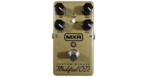 MXR M77SE Custom Badass Modified O.D. LTD Special Edition Gold Sparkle Tube Screamer Guitar Effects Pedal