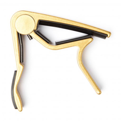 NEW Dunlop Trigger Acoustic Guitar Capo 83CG Curved - Gold