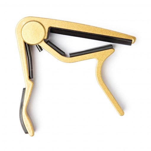 NEW Dunlop Trigger Acoustic Guitar Capo 84FG Flat - Gold