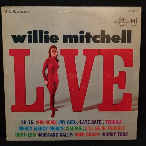 Willie Mitchell Live LP NM 1968 Memphis Soul Funk Hi Records Al Green Young Emmons