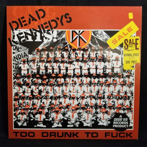 Dead Kennedys - Too Drunk To Fuck 12" LP 1981 UK Cherry Red Punk Rock Ultrasonic Cleaned!