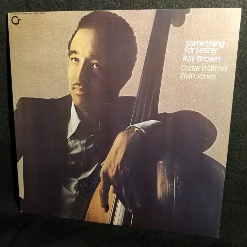 Ray Brown Something For Lester LP MINT Elvin Jones Cedar Walton 1989 Remastered Press Jazz