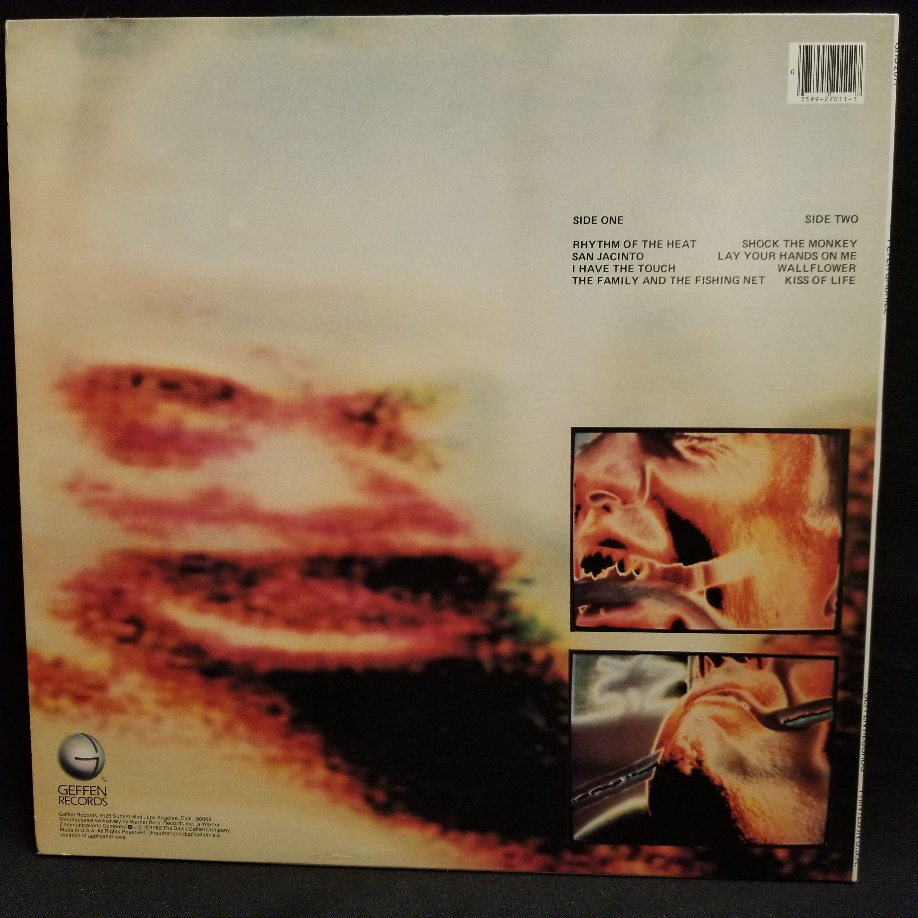 Peter Gabriel - Security LP NM 1982 Orig Press Art Prog Rock Shock The Monkey San Jacinto Ultrasonic Cleaned - Image 3