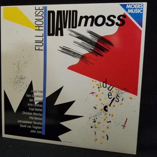 David Moss - Full House LP MINT 1984 Fred Frith John Zorn Bill Laswell Jazz Moers Germany