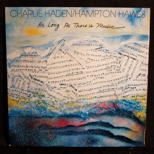 Charlie Haden Hampton Hawes As Long As There's Music - 1978 LP NM/M & Bass Booklet transcription Jazz
