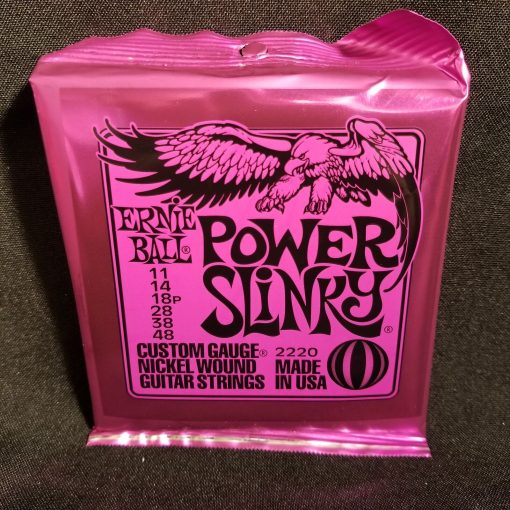Ernie Ball 2220 Power Slinky .11 .14 .18p .28 .38 .48 Electric Guitar Strings