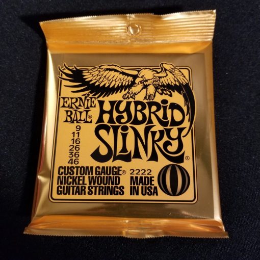 Ernie Ball 2222 Hybrid Slinky .09 .11 .16 .26 .36 .46 Electric Guitar Strings