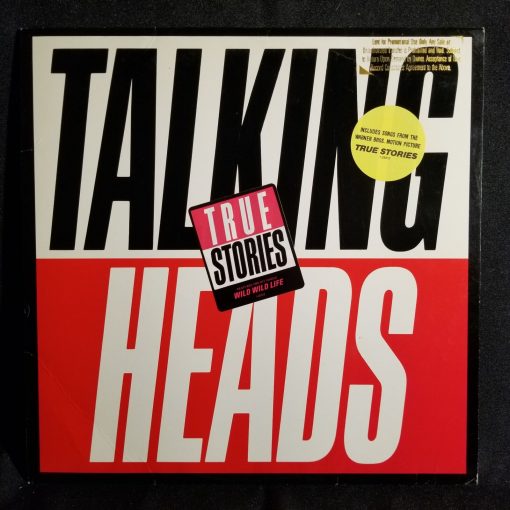 Talking Heads - True Stories LP NM/M GOLD STAMP PROMO Sire 1986 Hype Stickers Wild Wild Life