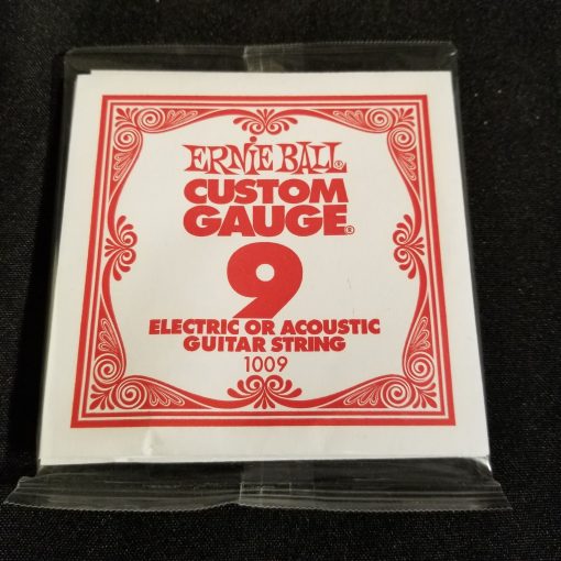 Ernie Ball .09 Single Electric or Acoutic Guitar String 1009