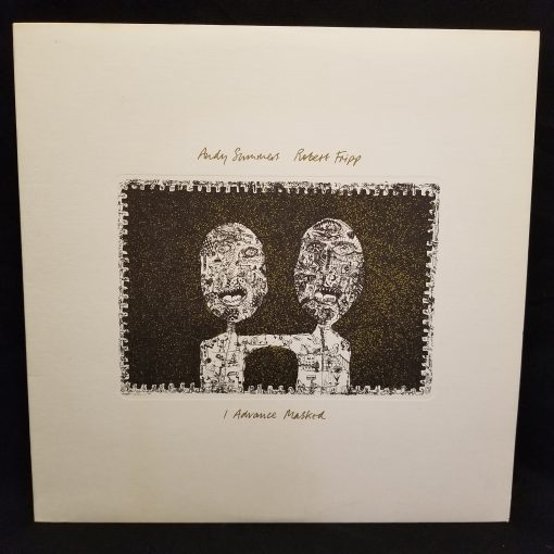 Summers & Robert Fripp – I Advance Masked LP MINT Embossed Cover The Police King Crimson Guitar Prog