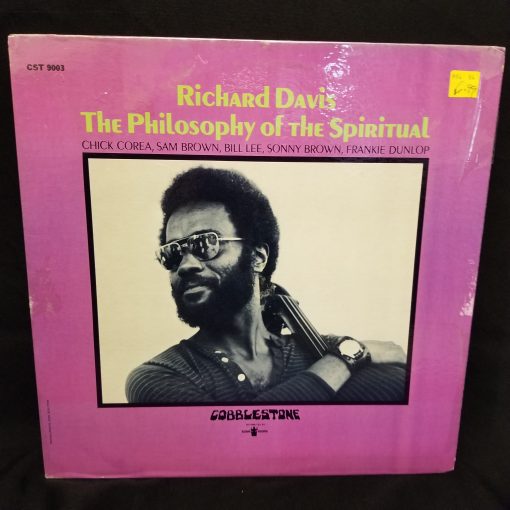Richard Davis - The Philosophy Of The Spiritual Jazz LP MINT  Corea Sam Brown Cobblestone - CST 9003