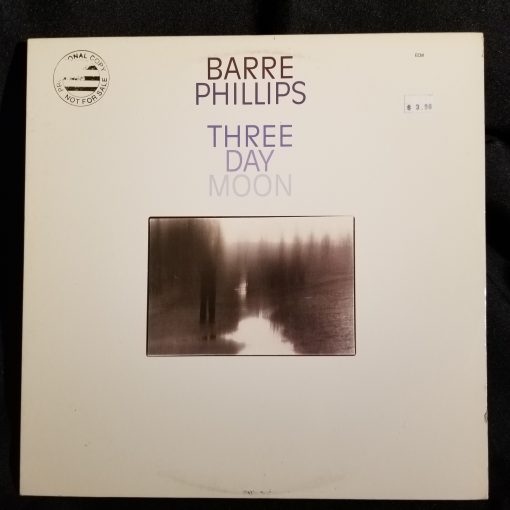 Barre Phillips - Three Day Moon LP MINT 1979 Rypdal Gurtu ECM Jazz PROMO Gold Stamp