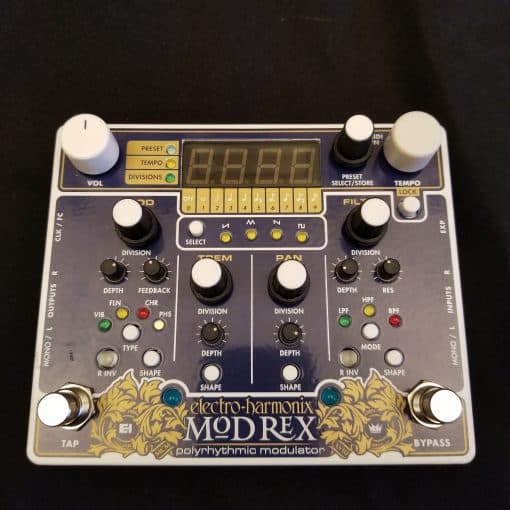 NEW Electro-Harmonix EHX Mod Rex Polyrhythmic Modulator Effects Pedal
