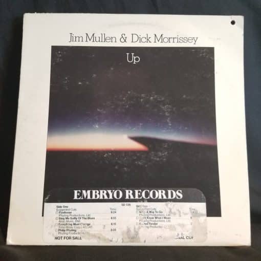 Jim Mullen & Dick Morrissey - Up LP PROMO Embryo 1977 Soul Jazz Funk Carlton Vandross Ferrone