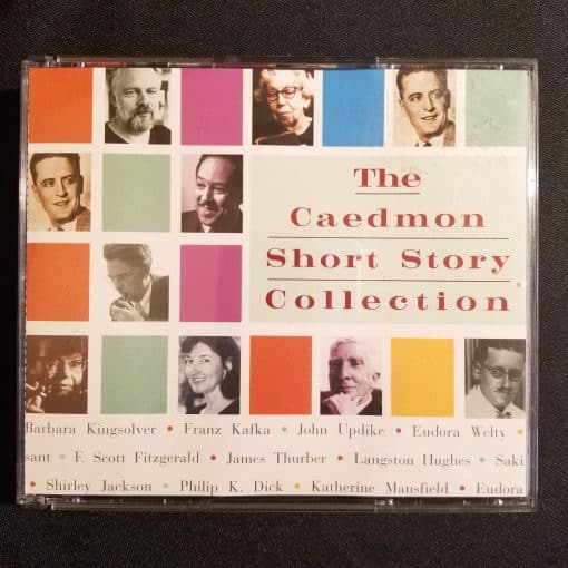 RARE 6 CD Box Caedmon Short Story Collection Spoken Word Poetry Dick Kafka Kingsolver Fitzgerald Mansfield Hughes Bierce Saki Joyce Thurber Welty Jackson Updike