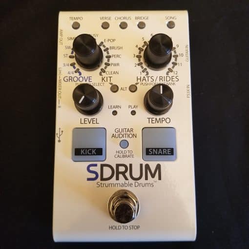 NEW DigiTech SDRUM Strummable Drums Intelligent Drum Machine Pedal Stompbox