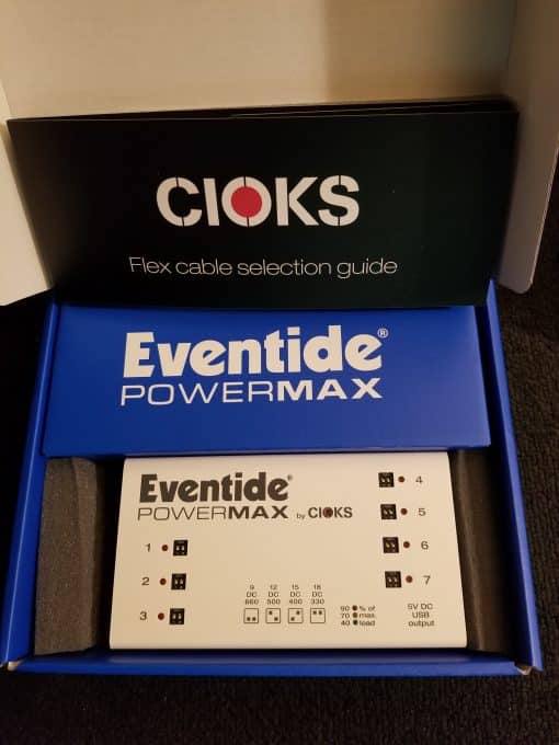 NEW Eventide Powermax Switchable 9V 12V 15V 18V Power Supply For Effects Pedals Pedalboardsuff