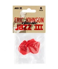 NEW Eric Johnson Nylon Jazz III Guitar Picks Dunlop 47PEJ3N 1.38mm Pack of 6