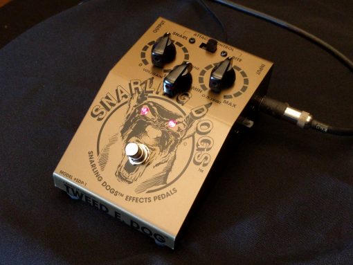 Charlie Stringer's Snarling Dogs Tweed E. Dog Tube-Emulated British Distortion Guitar Effects FX Pedal Stompbox in 'da box