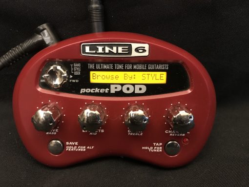 Line 6 pocket POD multi effects fx processor modeler pedal module unit