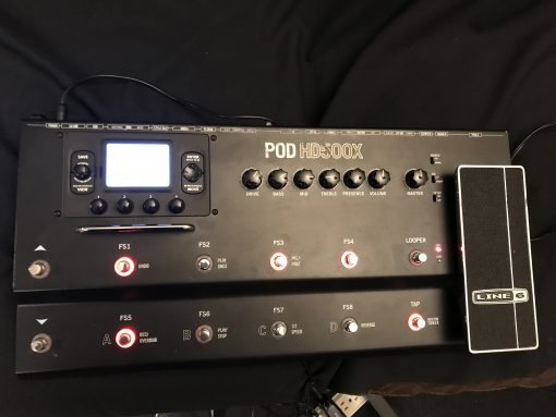 Line 6 POD HD500X Multi-Effects FX Effects Processor Guitar Pedal 30+ amps 100+ effects